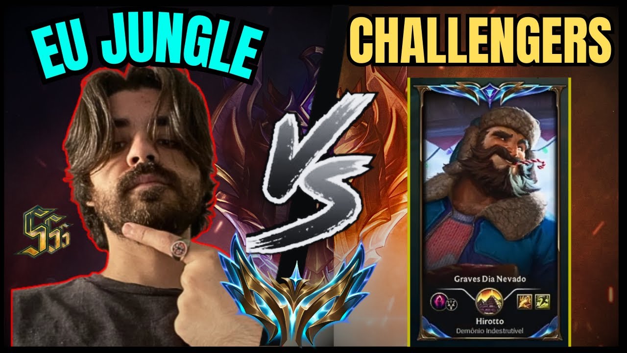 GAMEPLAY EXPLICATIVA VENCENDO UM CHALLENGER NA JUNGLE! - (COM O TIME TROLANDO)