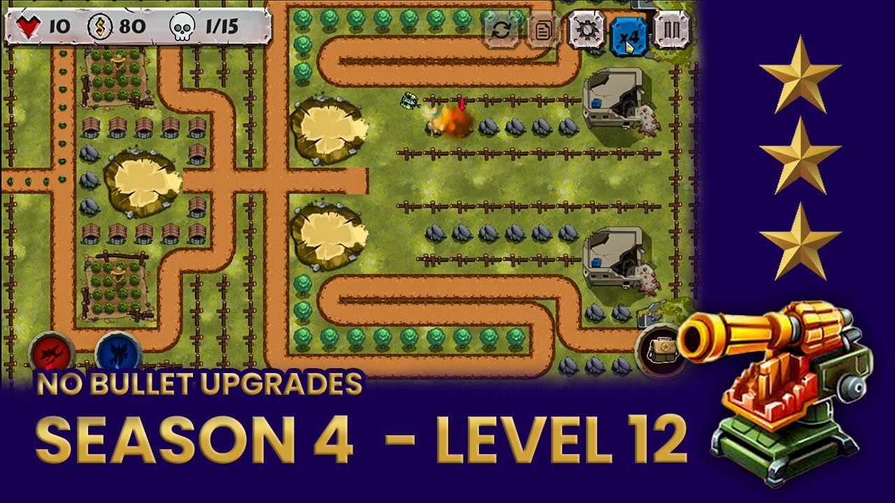 Battle Strategy: Tower Defense - Season 4 Level 12 Walkthrough
