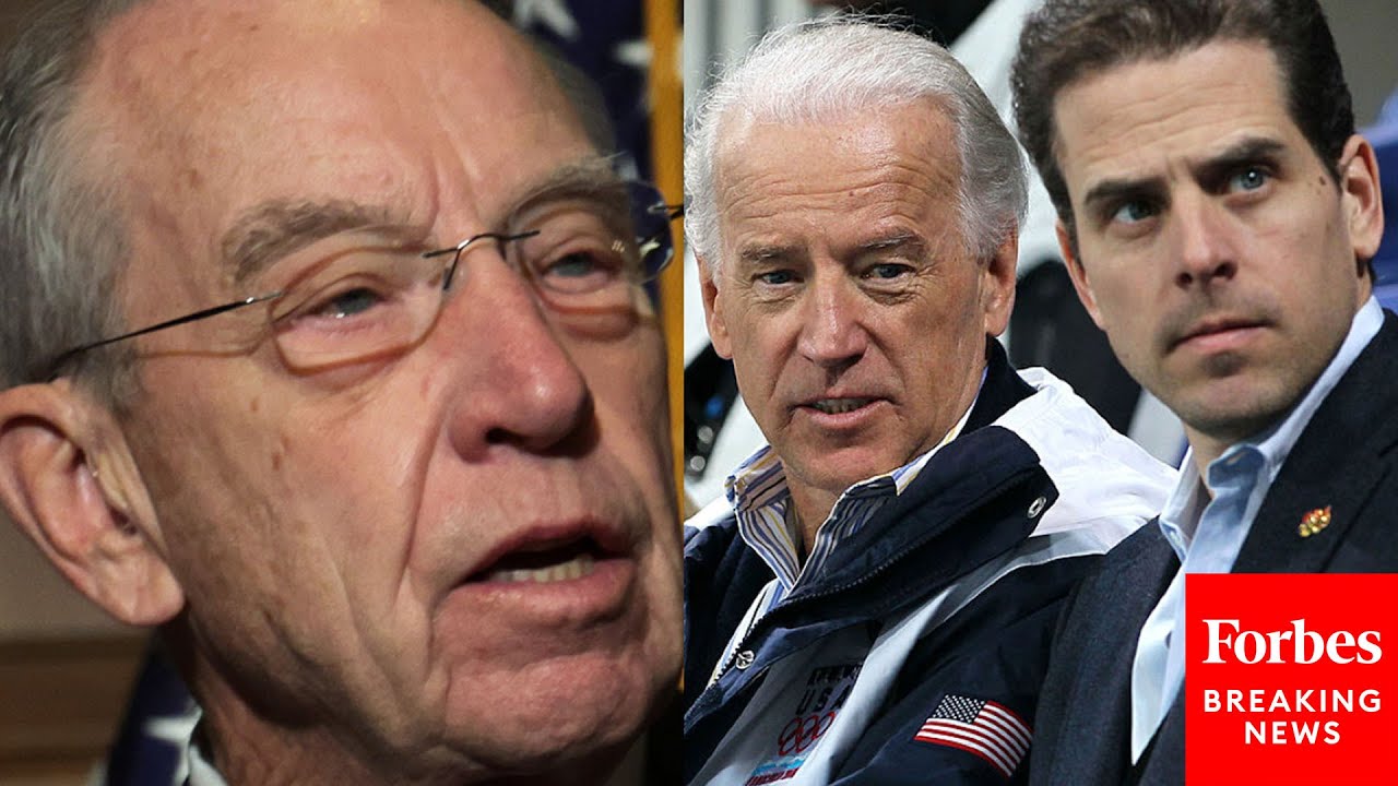 BREAKING NEWS: Grassley Reveals He Has Received 'Credible Allegations' About Joe And Hunter Biden