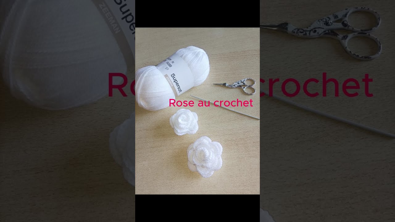 Rose au crochet
