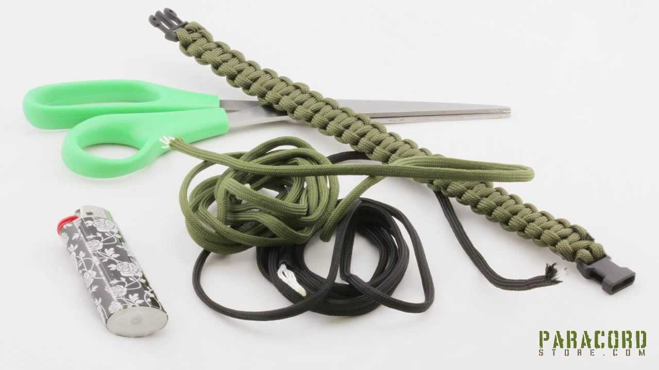 King Cobra Paracord Survival Bracelet With Buckle - How To Tie
