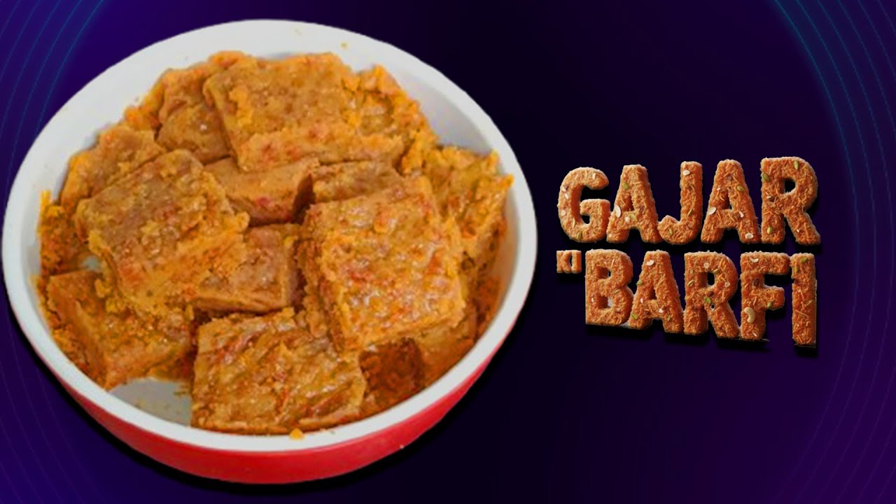 🥕 15 मिनट में गाजर की बर्फी | Instant Gajar Barfi Recipe