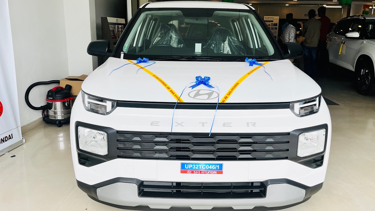 Hyundai Exter Ex Base Model |Atlas White | Visual Review