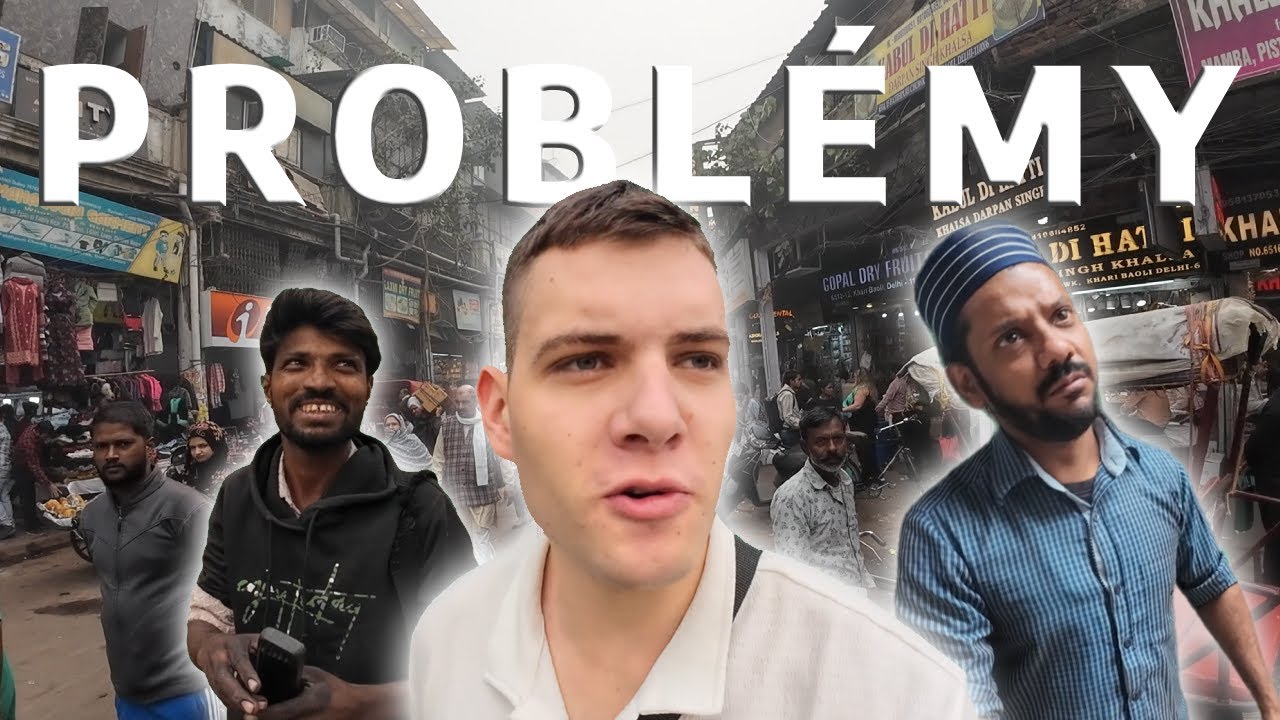 Problémy na Šílené Tržnici v Novém Dillí, Indie!🇮🇳