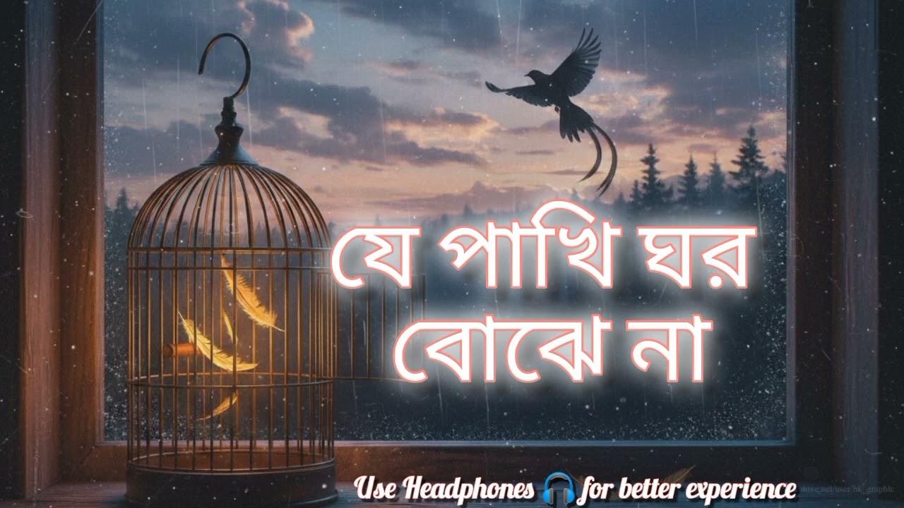 Je Pakhi Ghor Bojhena | যে পাখি ঘর বোঝেনা | Dhruba Guha | Bangla New Song | @sangeetcharchaofficial