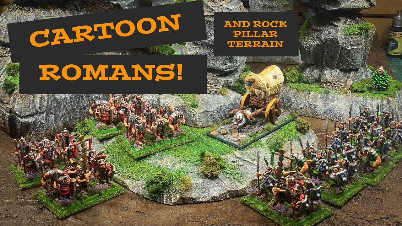 Oldhammer Rock Pillar Terrain, Cartoon Romans, Space Mouselings, MESBG and much more for 2026.
