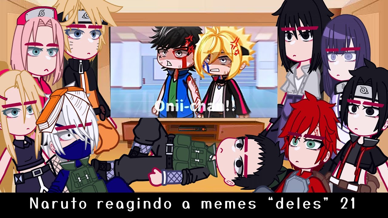 ▪︎Naruto reagindo a memes 