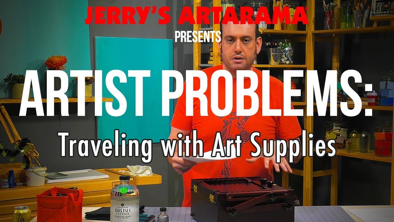Artist Problems - Traveling with Art Supplies