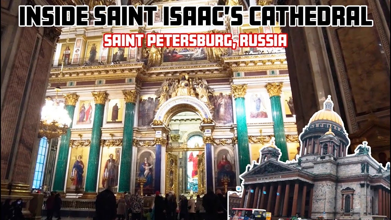 Inside St. Isaac's Cathedral I (You must see this beauty!) I Saint Petersburg, Russia