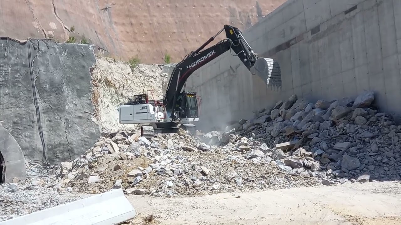 (1) HİDROMEK 310 LC EKSKAVATÖR MALZEME AKTARMA / HIDROMEK 310 LC EXCAVATOR MATERIAL TRANSFER