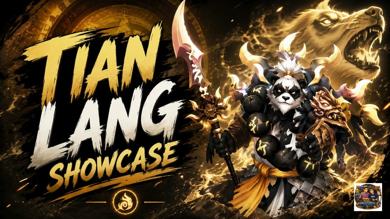 TIAN LANG LIGHT PANDA WARRIOR SHOWCASE - #summonerswar #gaming