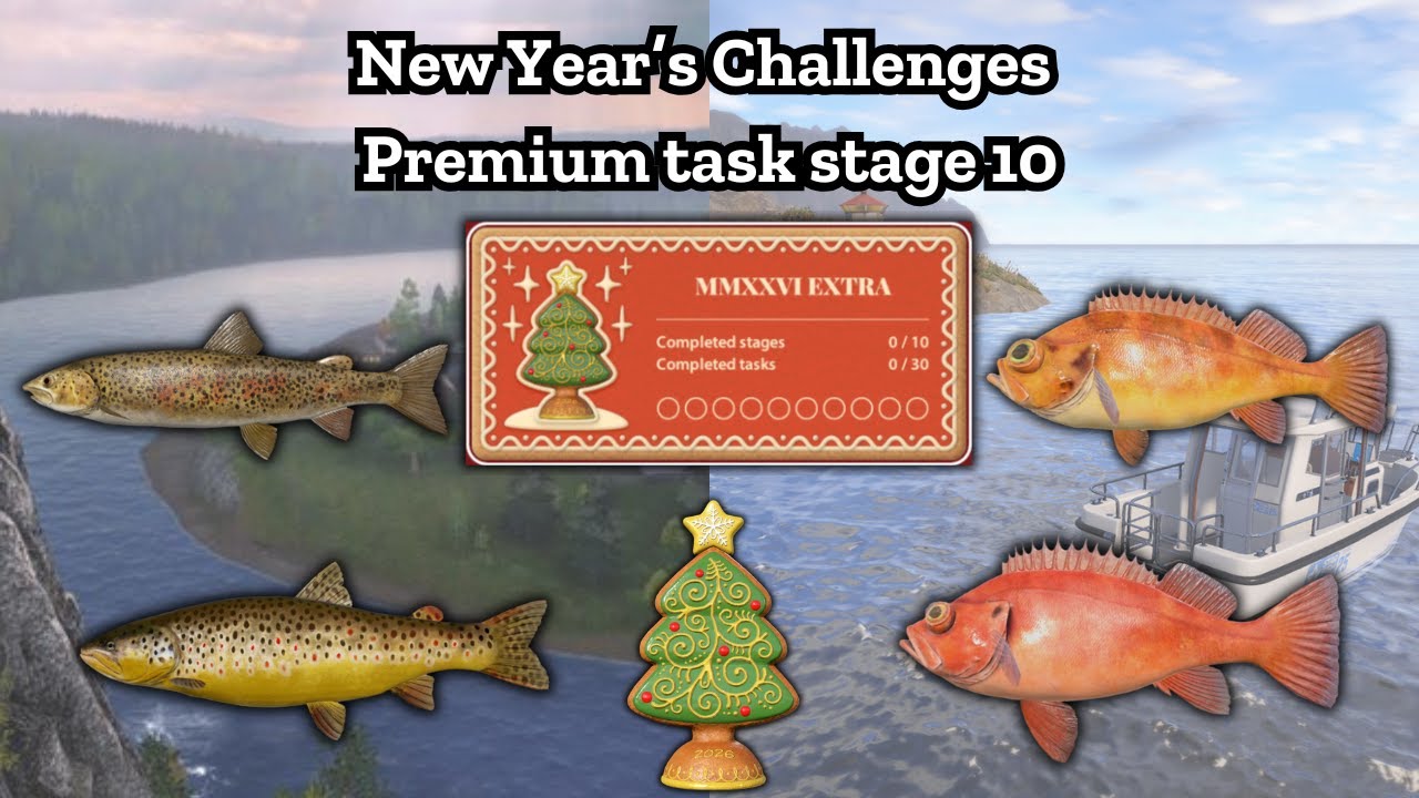 Premium Stage 10 New year challenge 2026 | Nanstein | Russian fishing 4 | #rf4 #russianfishing4