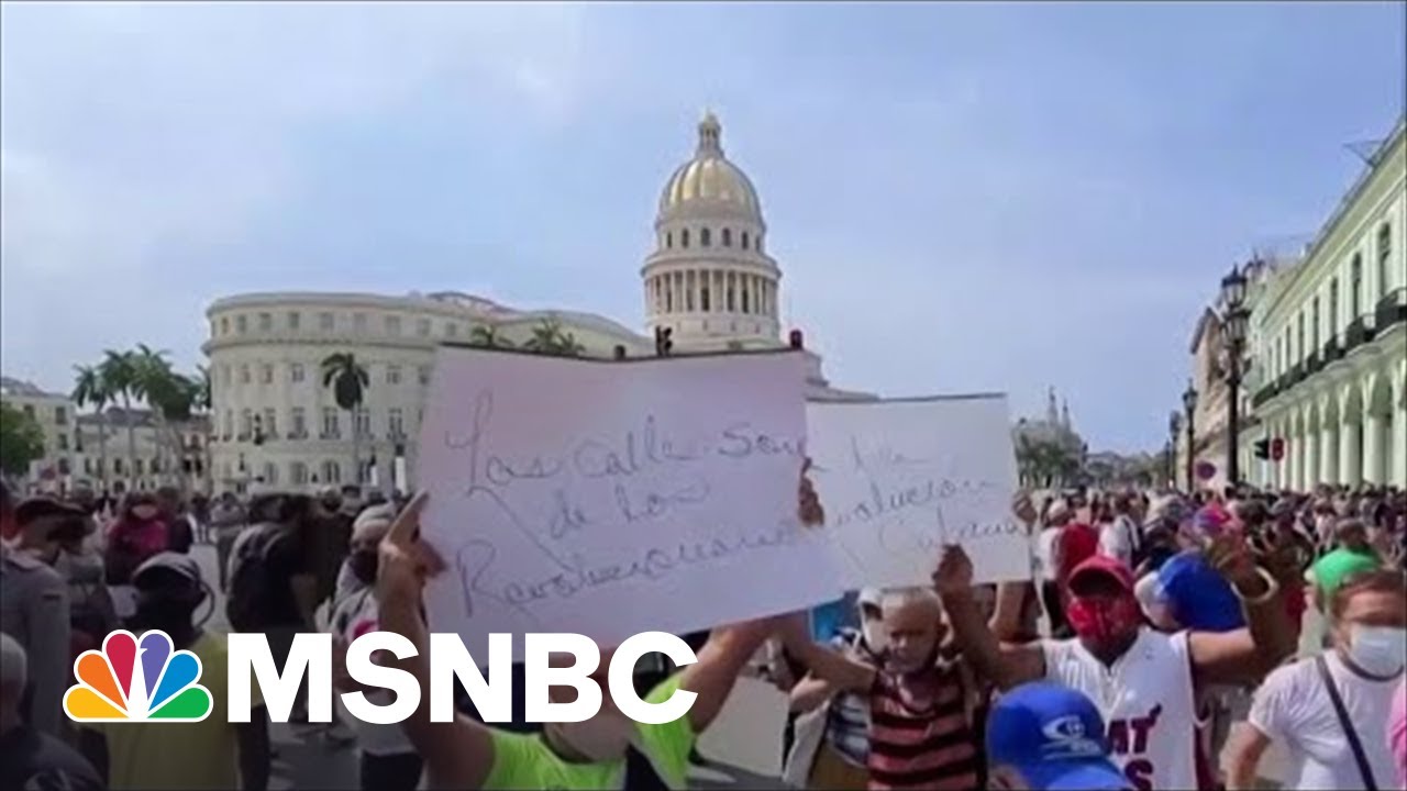Today Marks One Year Since Historic Anti-Government Protests In Cuba