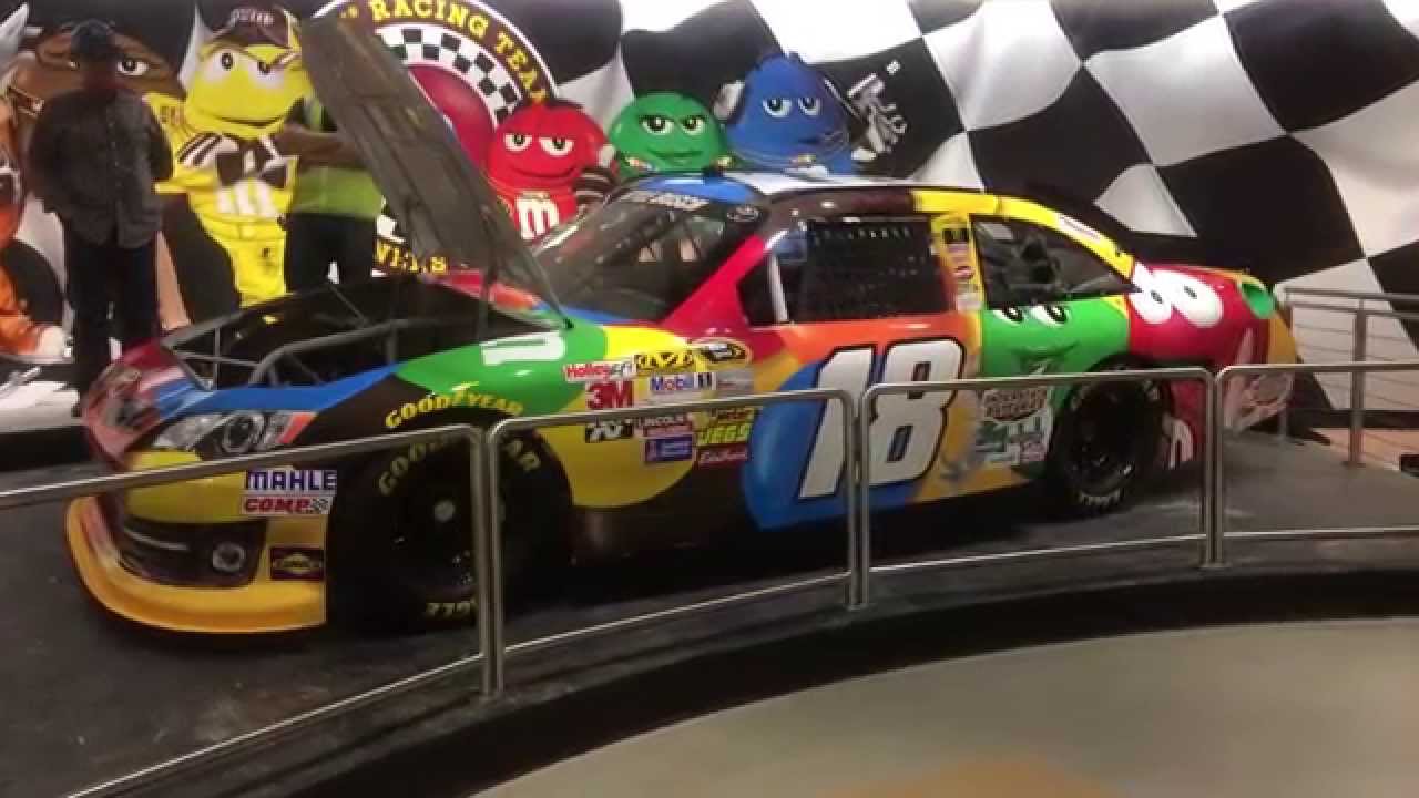 Kyle Busch's NASCAR Showcar Installed at M&M'S World Las Vegas!