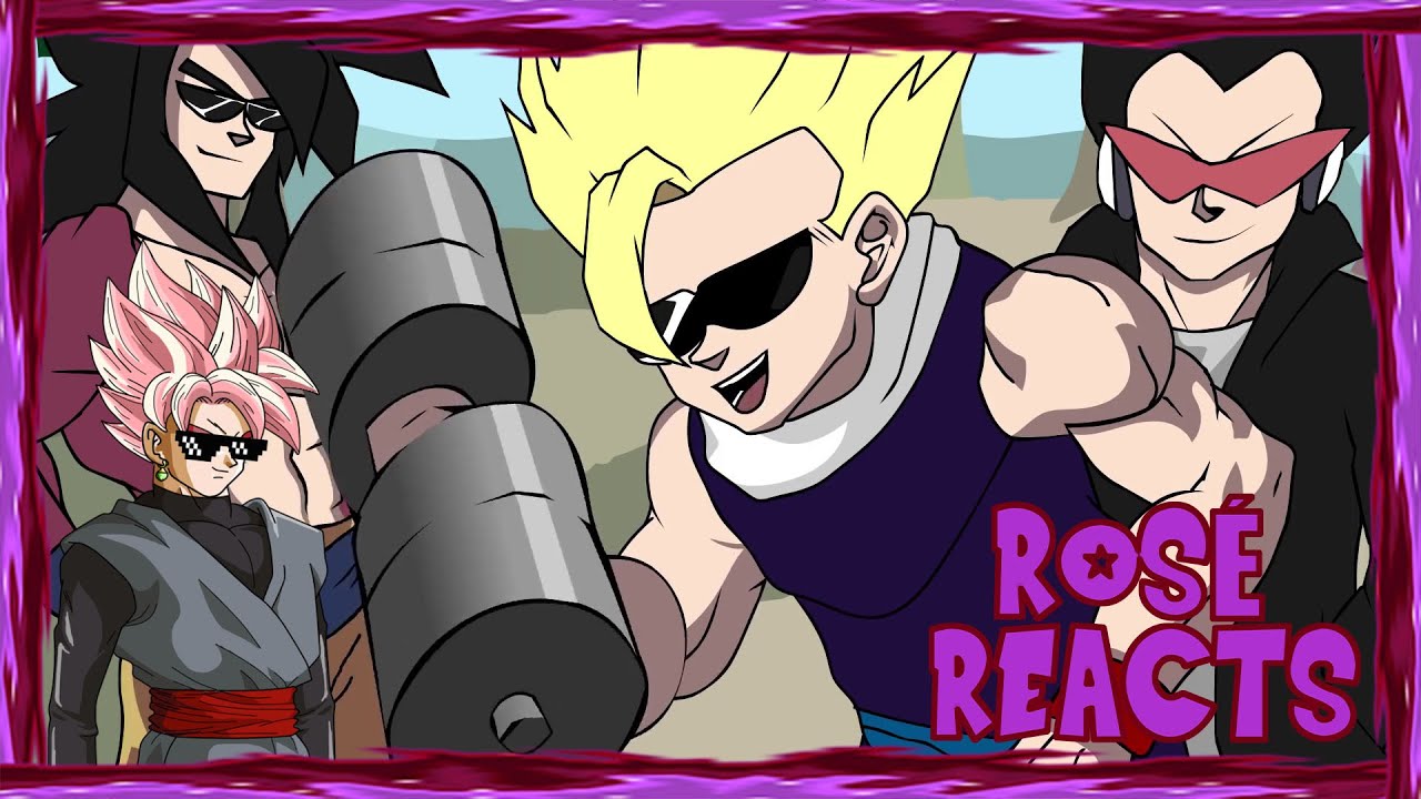 Rosé Goku Black Reacts to Saiyan Mode Dragon Ball Parody!