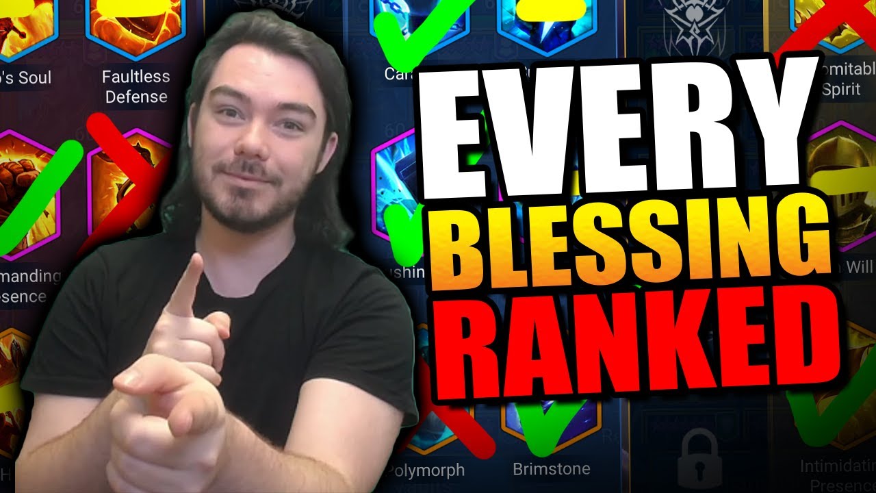 ALL BLESSING RANKED! Make the Right Choices! | Raid: Shadow Legends