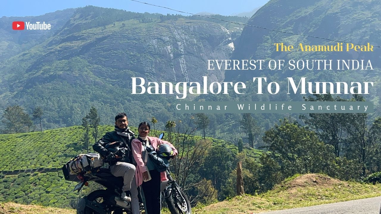 Bangalore to Munnar Bike Trip | Chinnar Wildlife Sanctuary | Day 2 | Anamudi Peak View | Vlog-33