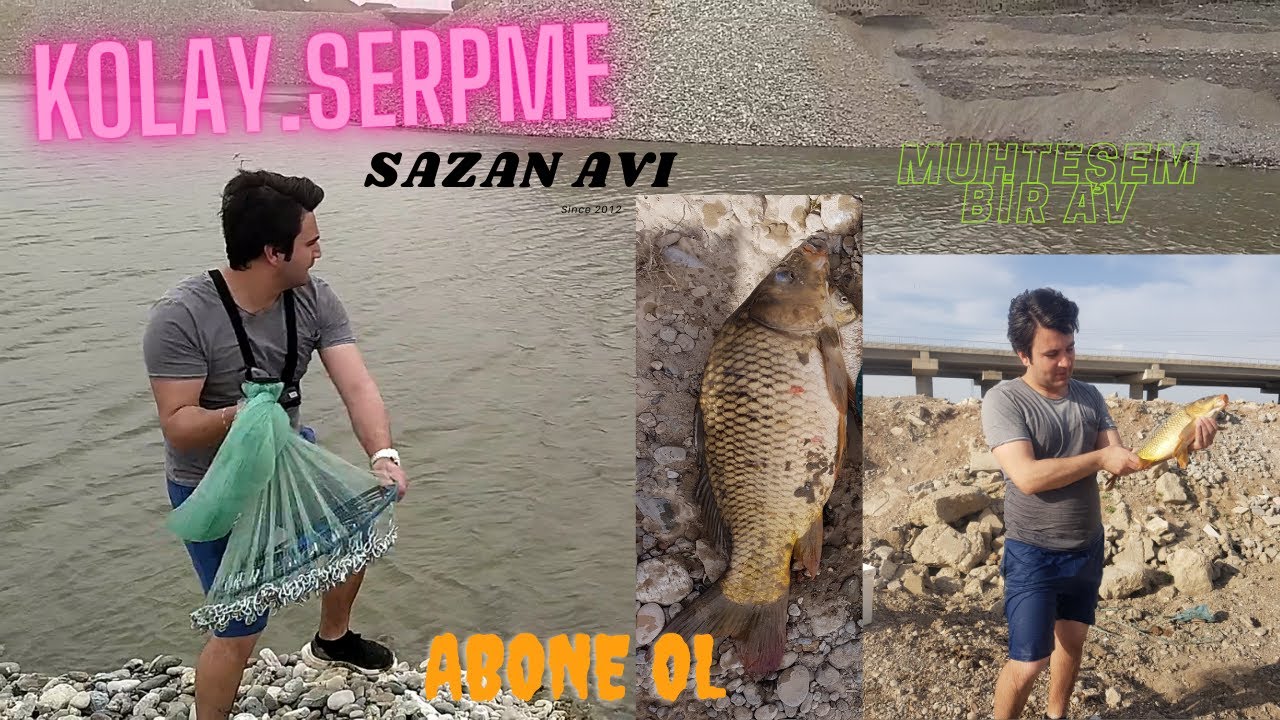 SERPME İLE BALIK AVI#15 #sazanavı#sazan#balıkavı#serpme