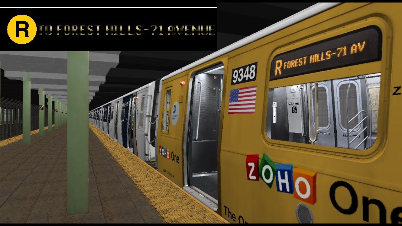 OpenBVE (R) Bay Ridge-95 Street To Forest Hills-71 Avenue (R160A Zoho & NYS Excelsior Wrap)