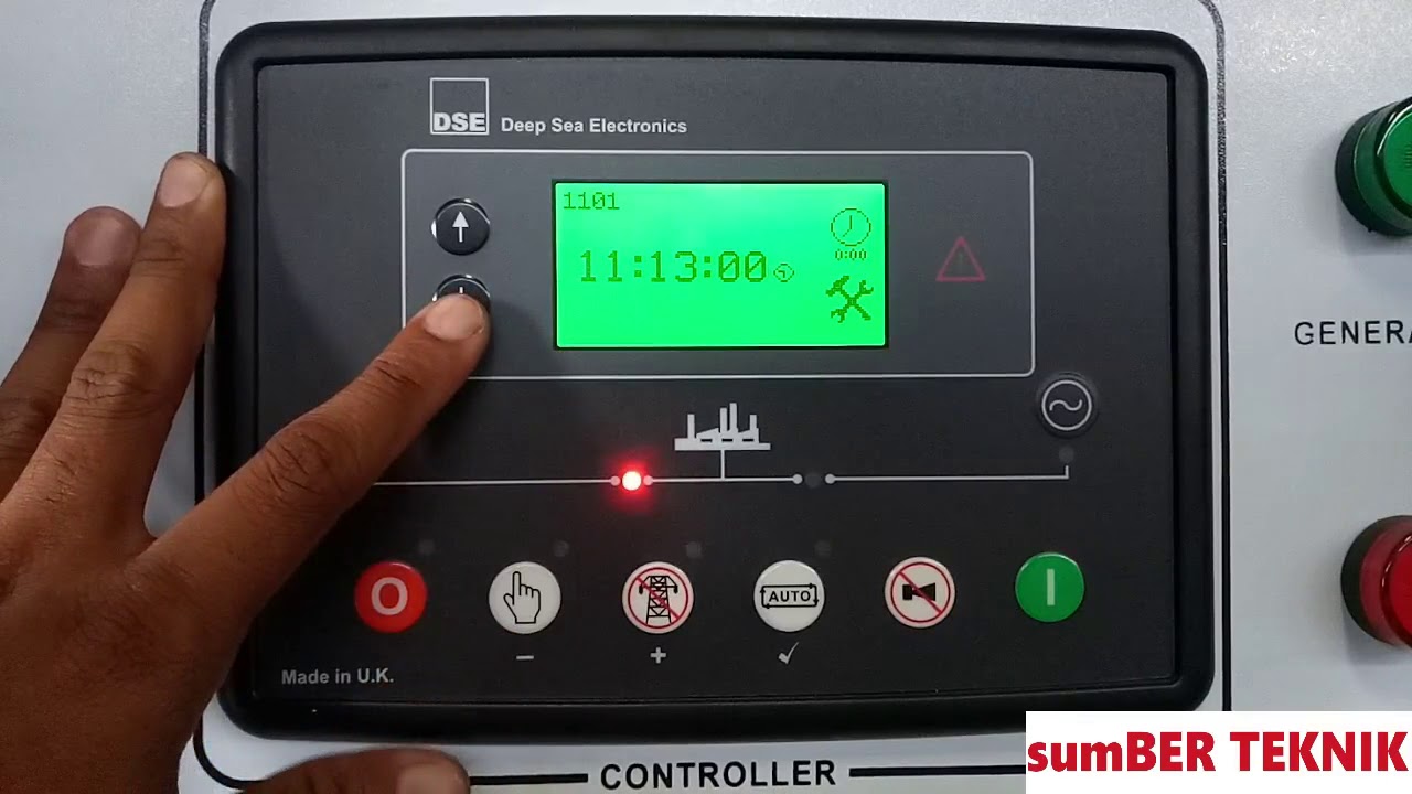 CARA SETTING WAKTU DAN TANGGAL PADA MODUL DSE 6020 MK II