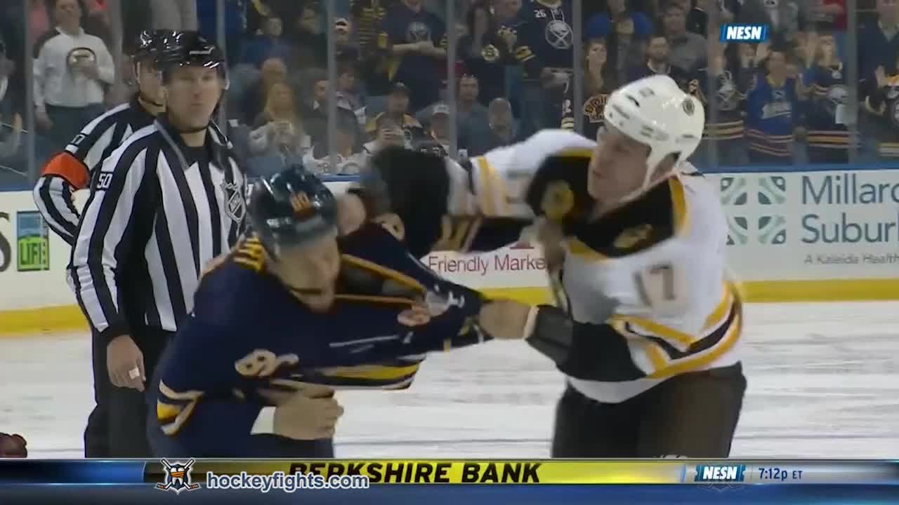 Milan Lucic vs Chris Stewart Oct 30, 2014