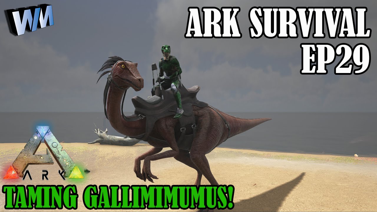 Ark Survival Evolved Gameplay EP29 - Taming Gallimimus, Riot Armor and Deep Sea Loot Crates!