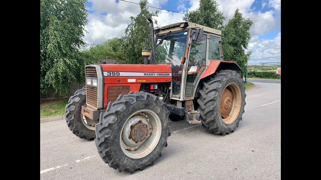 Massey Ferguson 399 tractor walk around video