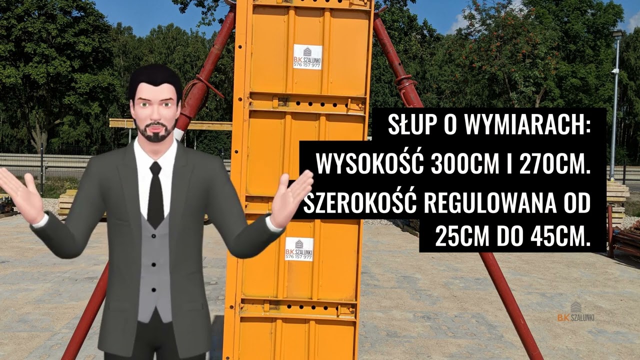 Szalunek słupowy typ. Hiszpański bk szalunki, 576 157 977