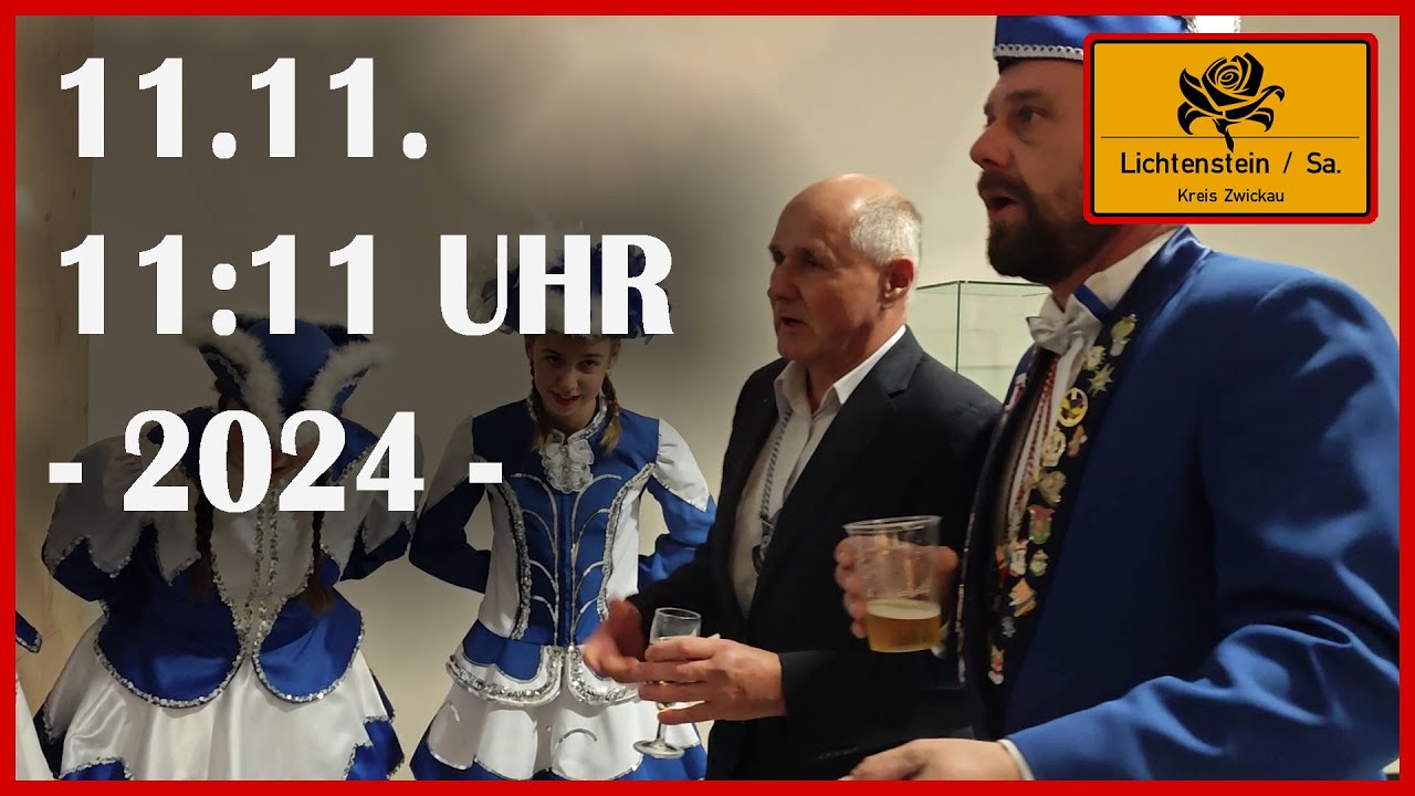 LCC Lichtenstein - Fasnachtsauftakt im Rathaus (2024)