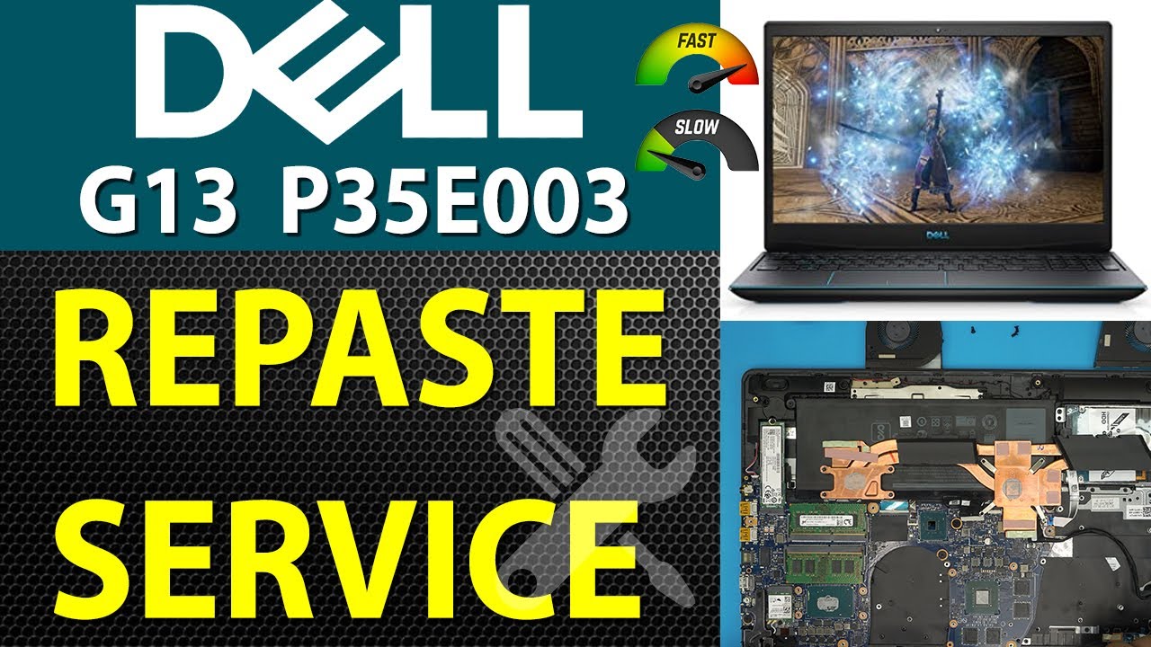 Dell G3 17 Gaming 🚩 P35e003 💻 Repaste cleaning service