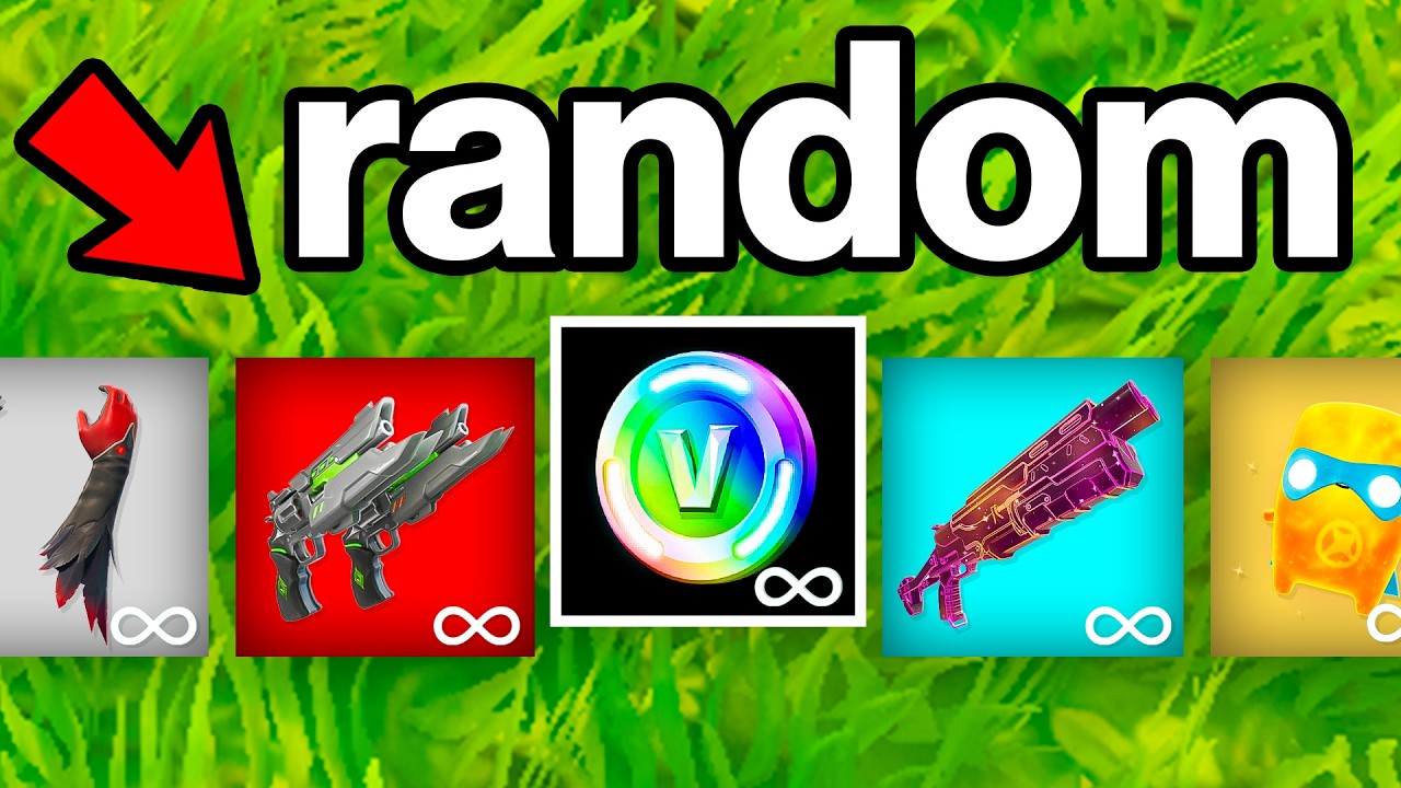 Fortnite But Everything Gives You Random Items!