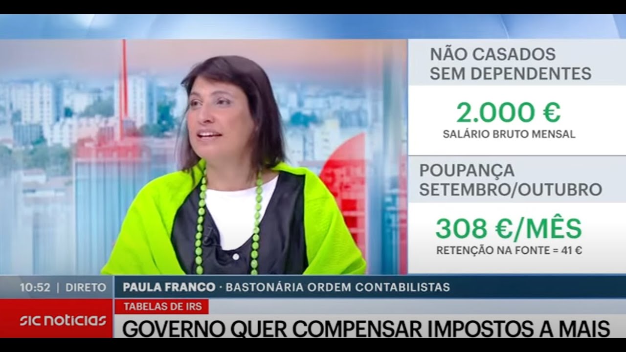 SIC-Notícias - Novas tabelas de IRS