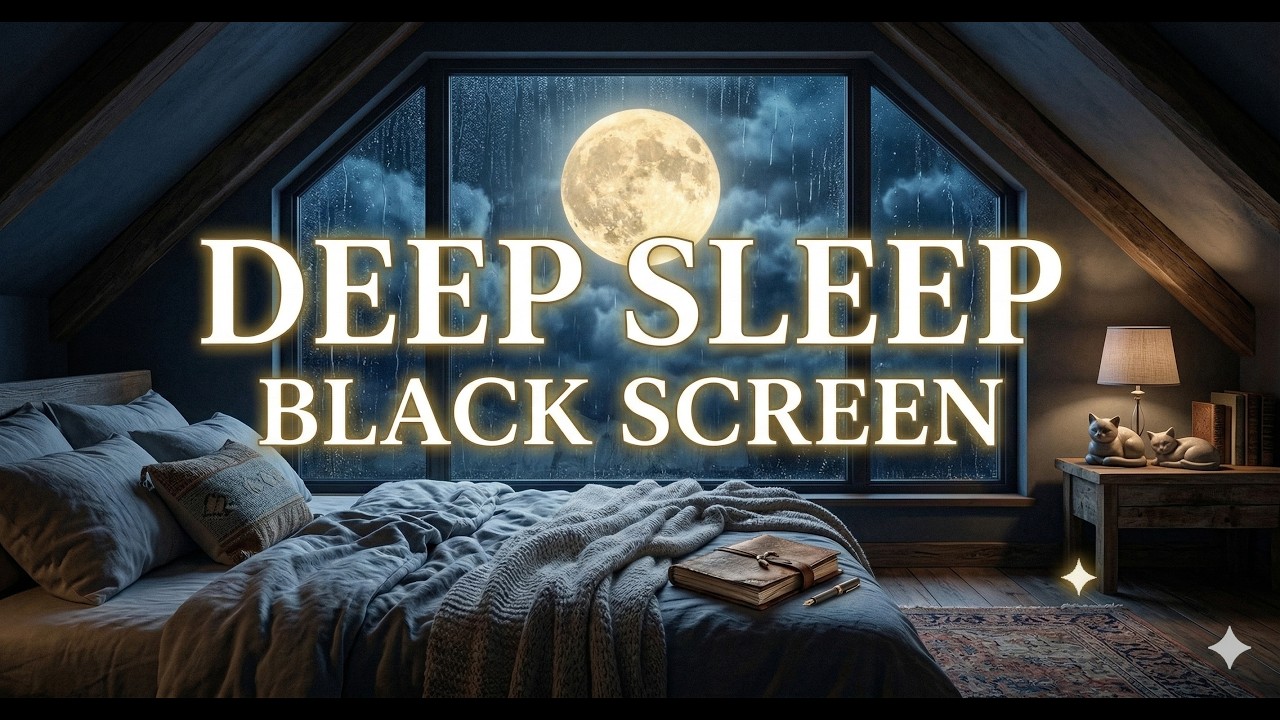 DEEP SLEEP RAIN (No Ads) | 【睡眠導入】脳疲労をリセットする雨音