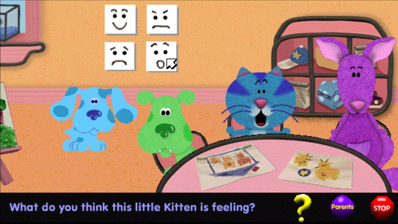 Blue's Clues - Feelings (1998 PC Game)