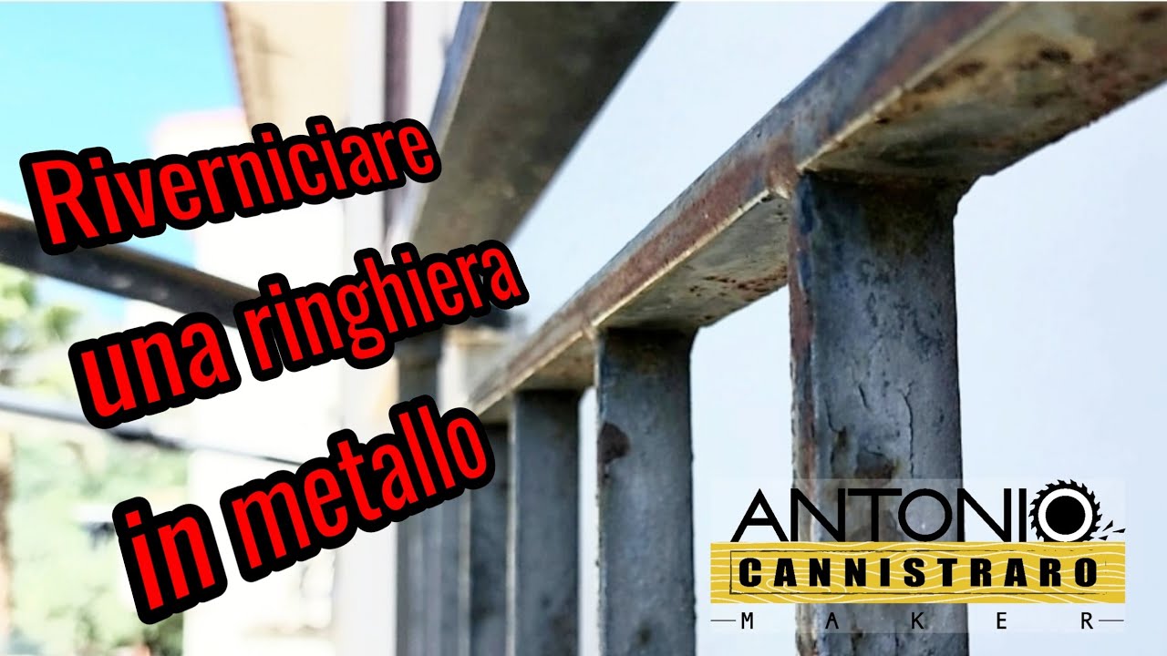 Ri dipingere e rinnovare una ringhiera