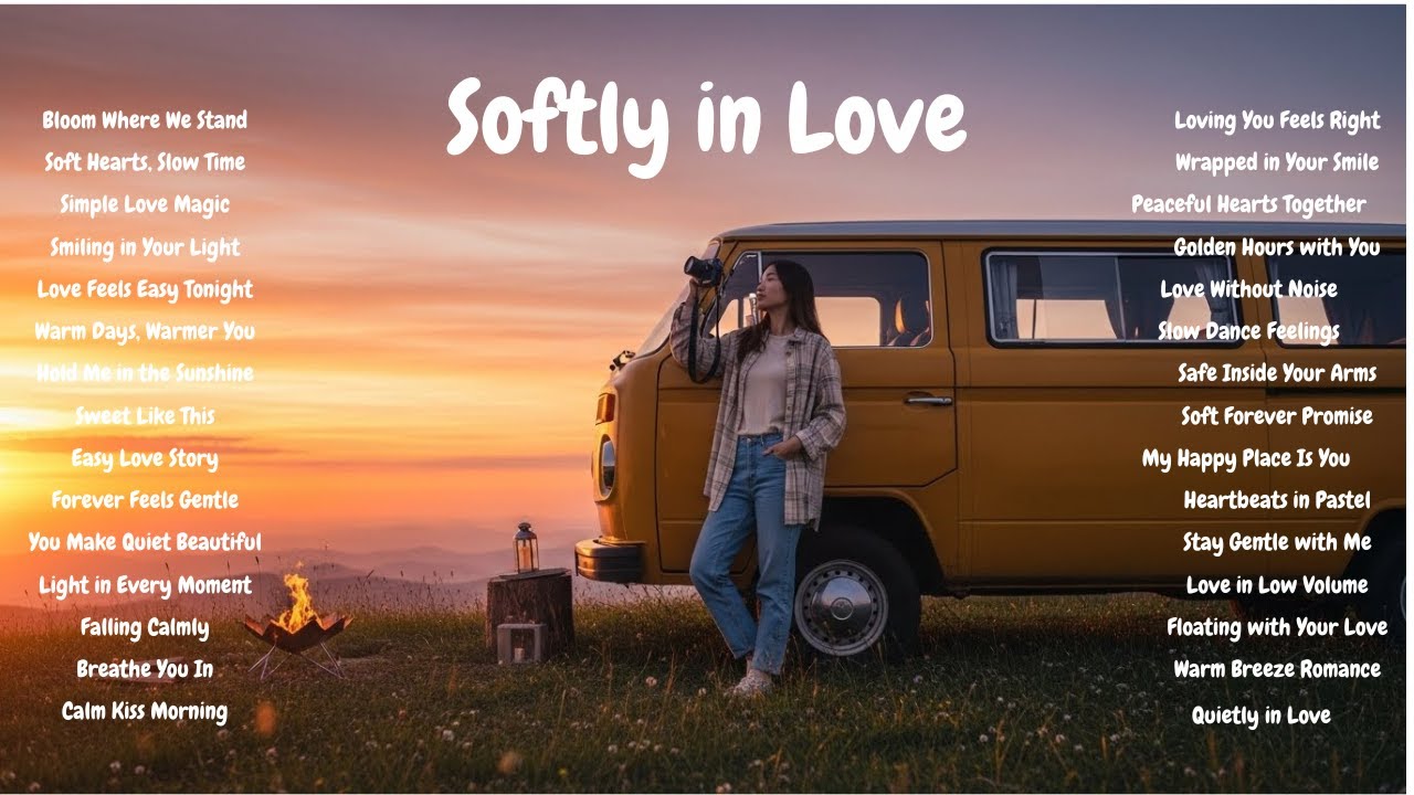Softly in Love – Relaxing Pop Love Songs | Chill Happy Romance Music 💖🎵