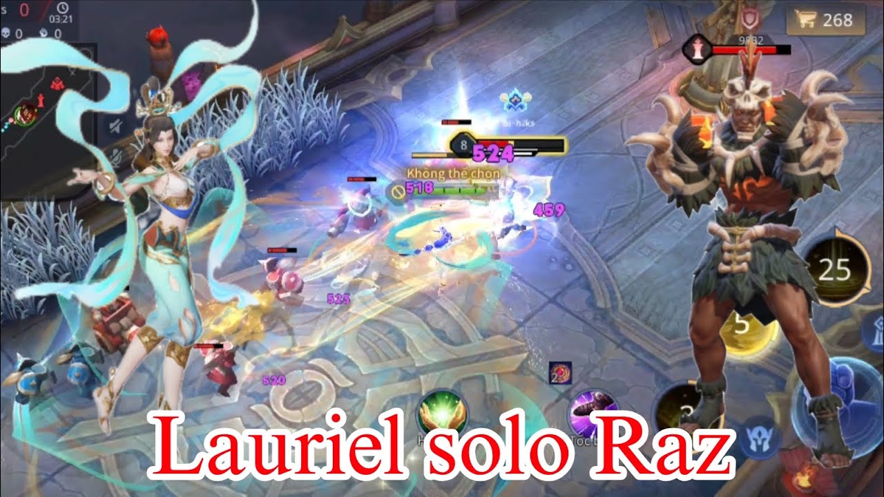 Lauriel Phi Thiên solo Raz Đại Tù Trưởng mùa S1 2026 solo liên quân trận 327 | Minh Giàu