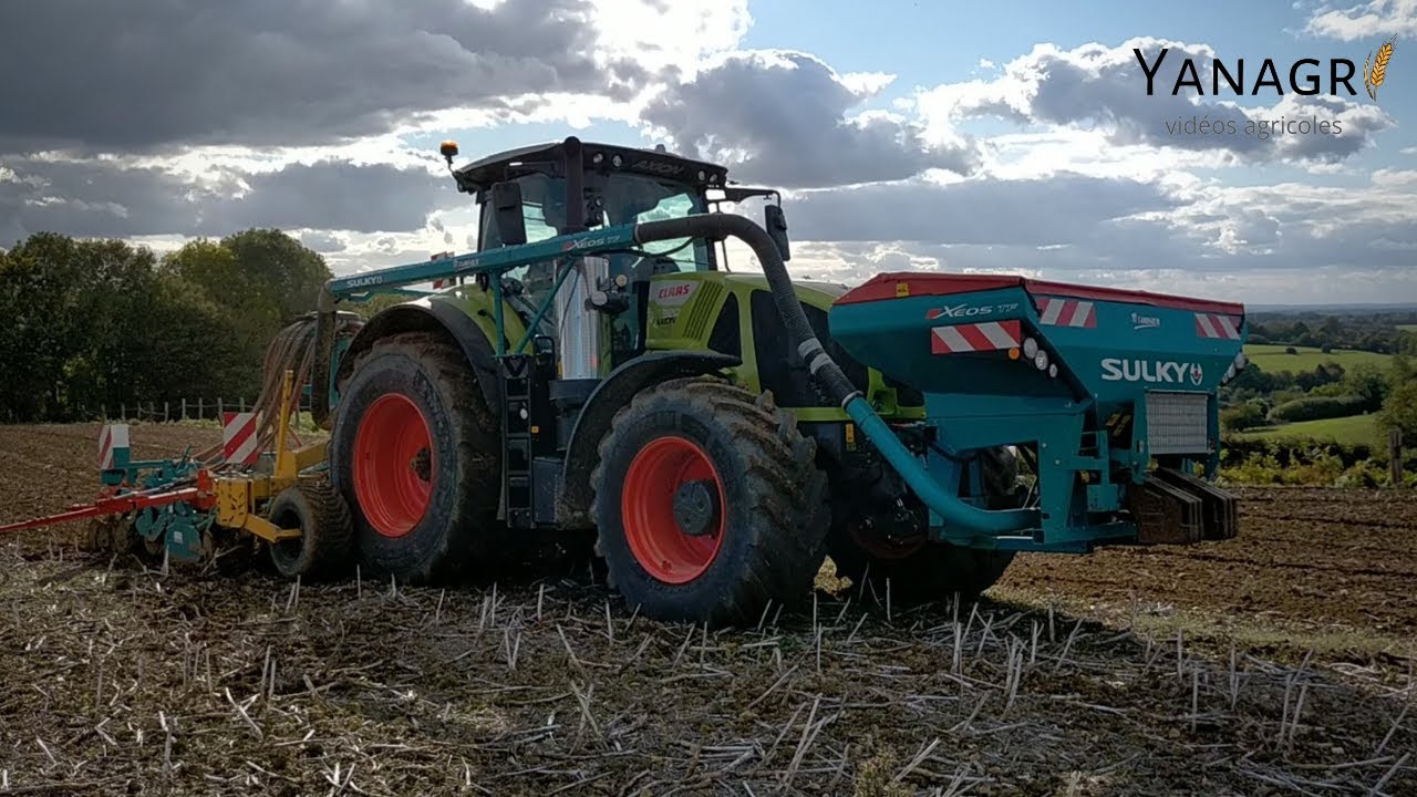🇫🇷SEMIS DE BLÉ 2020 | NEW CLAAS AXION 920 | SULKY XEOS