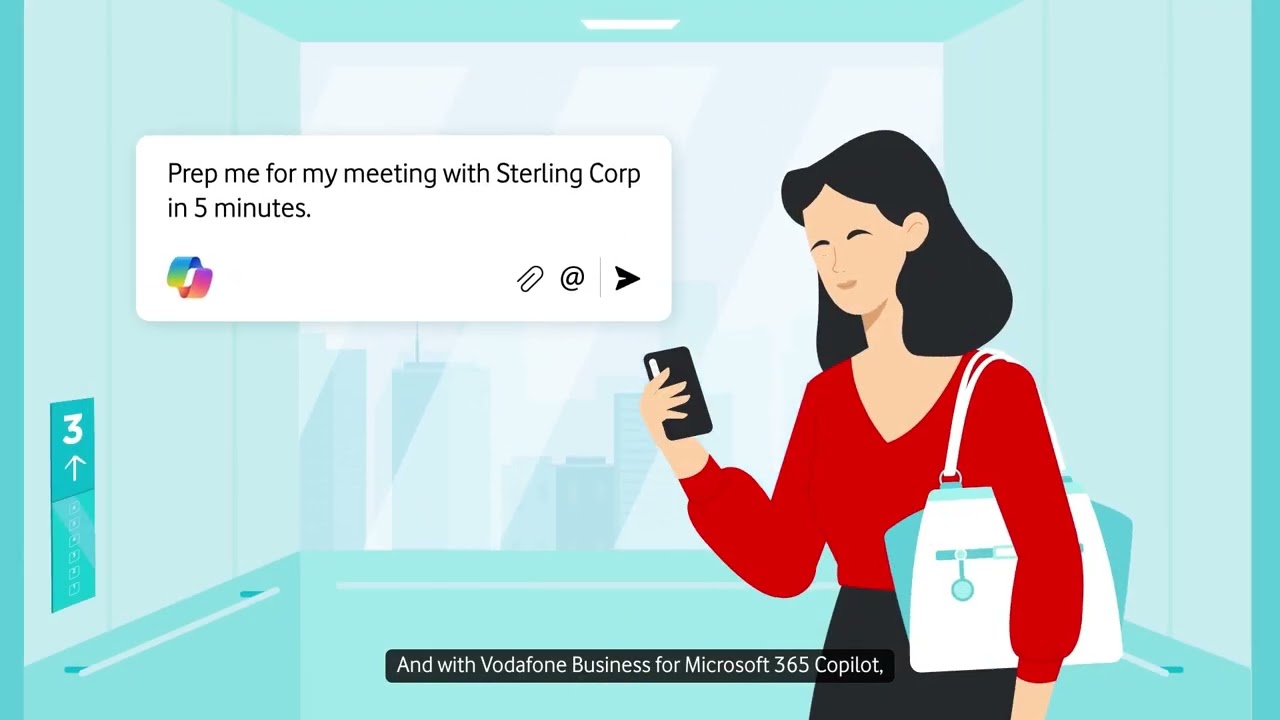 Vodafone Business Copilot inspiratie video. Inspiratie voor wie slimmer wil werken