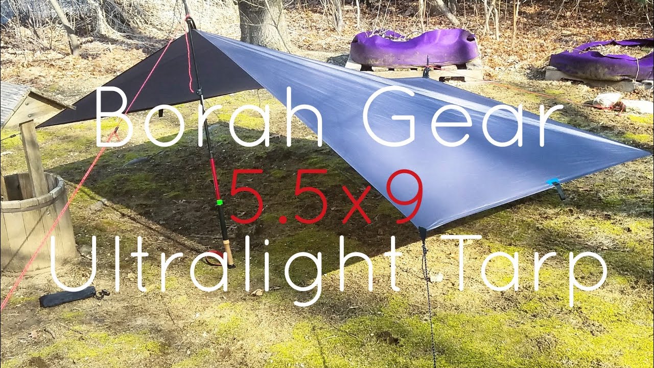 Borah Gear 5.5x9 Ultralight Tarp: Initial Setup