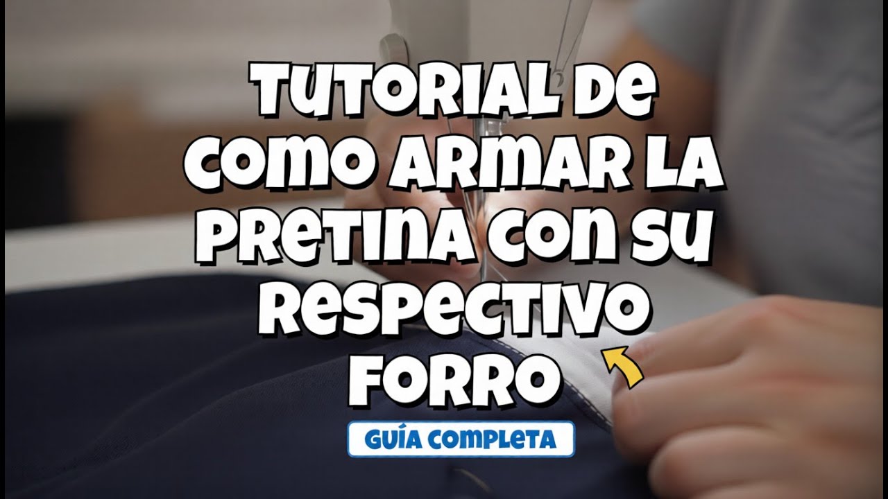 Tutorial De Como Armar La Pretina En menos de 10 Minutos