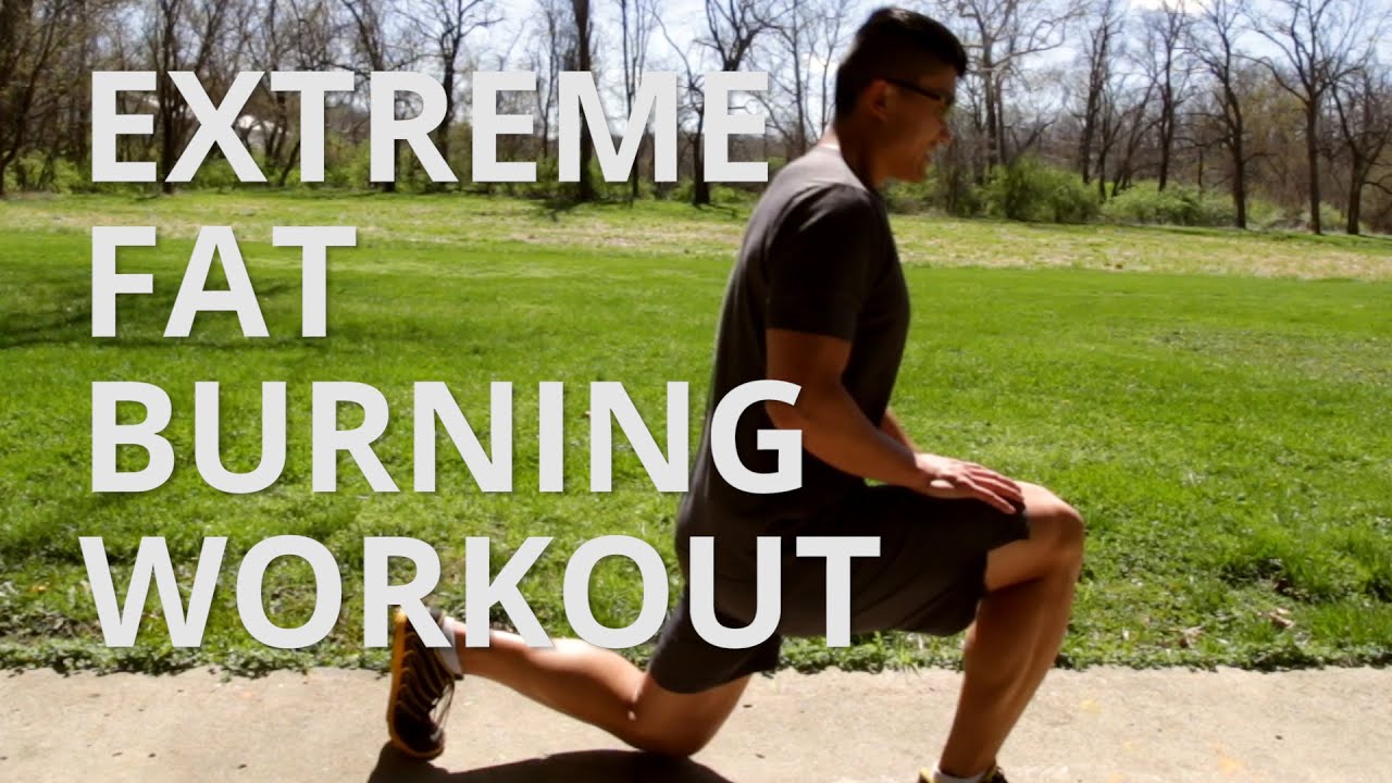 Intense Fat Loss Workout No Equipment - Burpees and Lunges