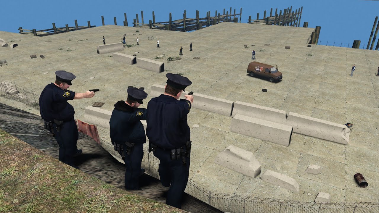 GTA IV NPC WAR - Gang VS LCPD