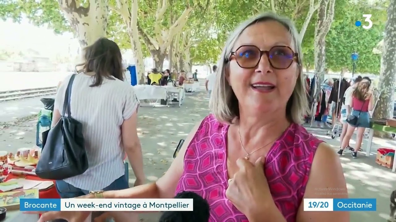 France 3 - Samedi  22 juillet 2023 -  Week-end Vintage - Swinging Montpellier