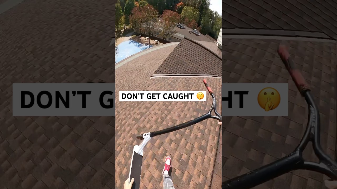 Don&rsquo;t get caught! 🤫🛴 Roman Dellapena #shorts #maddgear #shortvideo #scooter #sports #challenge