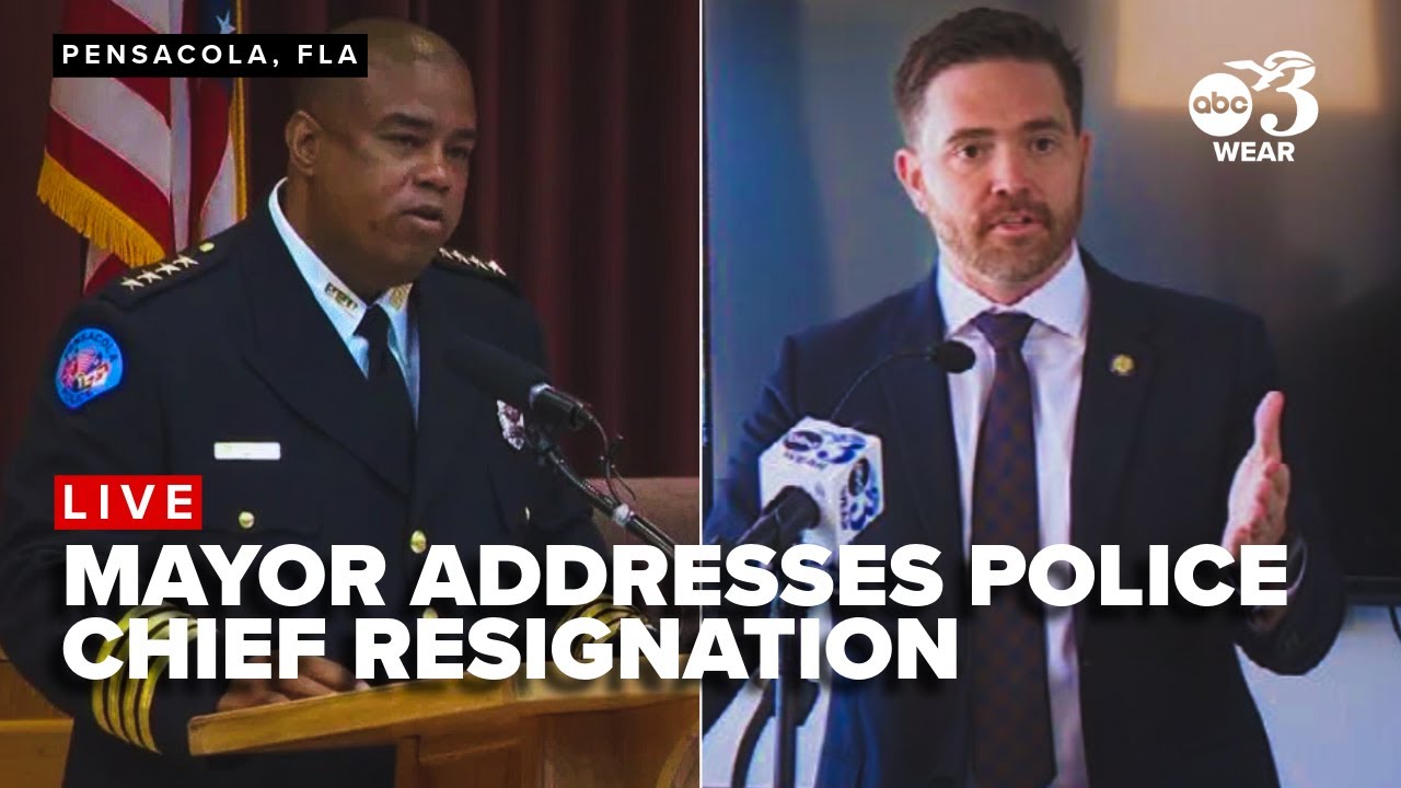 Pensacola mayor addresses resignation of police chief