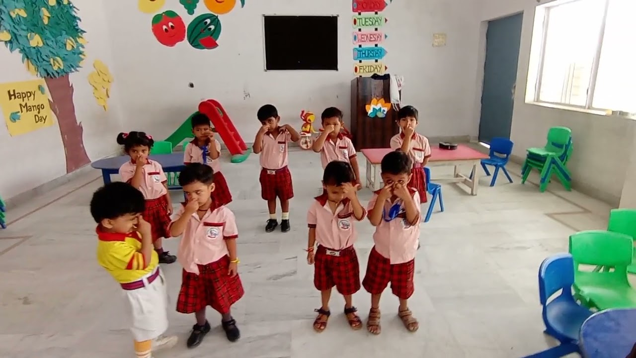 Body parts activity for nursery class