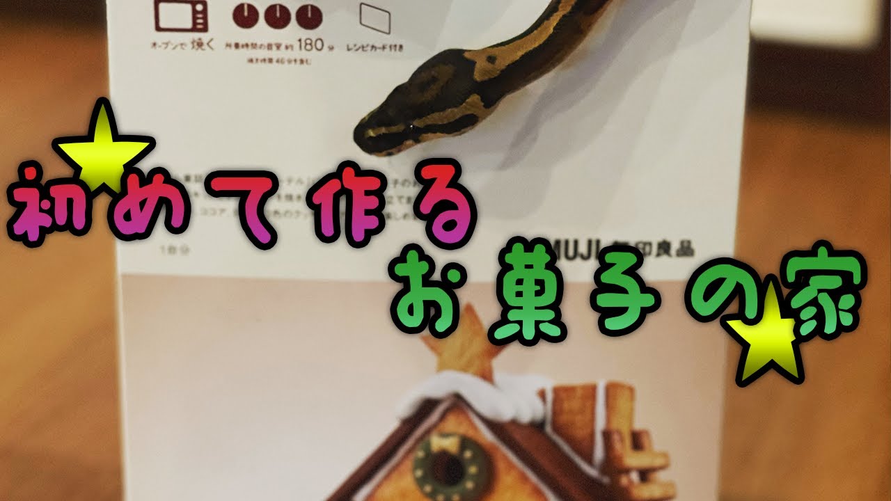 【カメラ有り配信】初めてお菓子の家を作りに挑戦します