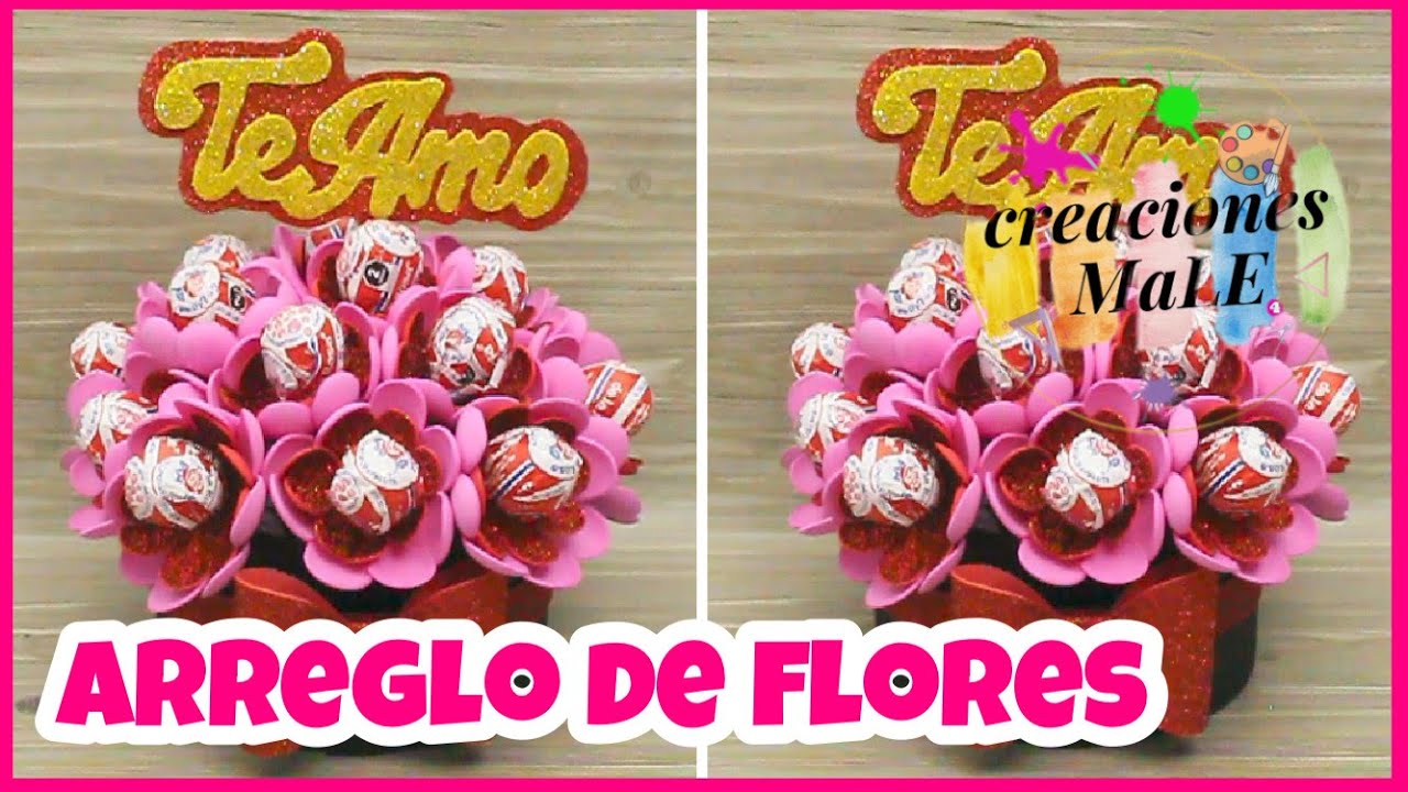 ARREGLO DE FLORES PARA EL DÍA DE LAS MADRES || DIY