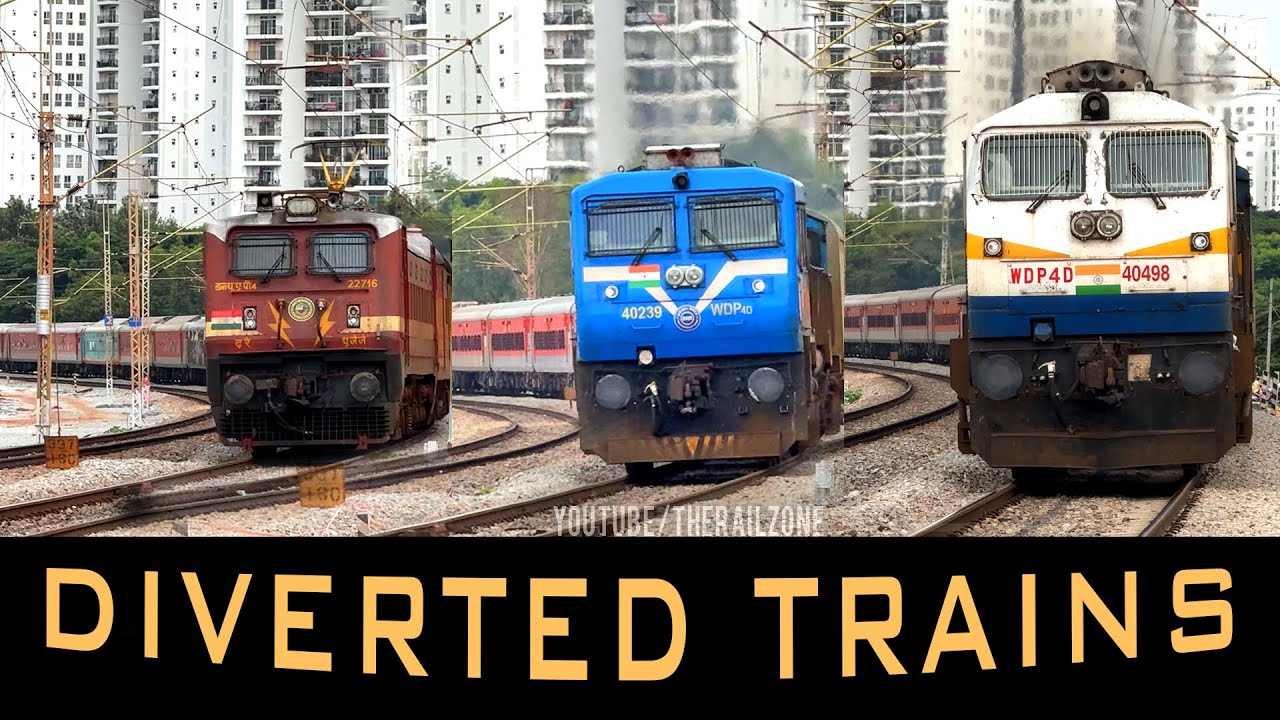 Route Diverted + High Speed Train actions #trainvideos #train #indianrailways #locopilot #diesel
